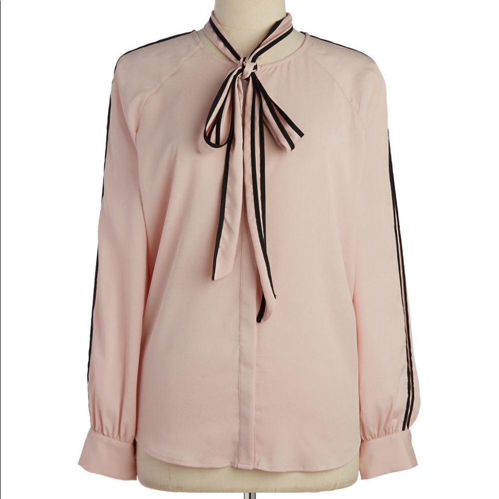 Calvin Klein pink mauve blouse NWT SIZE L